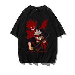Unisex Anime Cotton Short-sleeved T-shirt