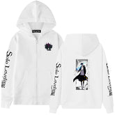 Unisex Anime Printed Loose Zipper Hoodie