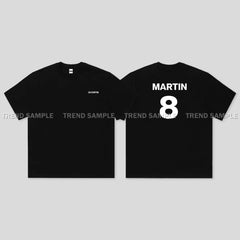 Martin JAMES JUHOON Print Cotton Crew Neck T-shirt