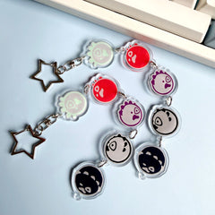 Cortisball String Acrylic Keychain