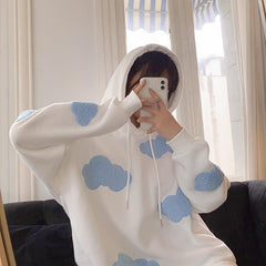 Cottagecore Aesthetic Clouds Hoodie