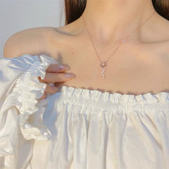 Luxury Rose Pendant Necklace