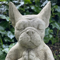 Meditating Dog Outdoor Decoration Garden Statue