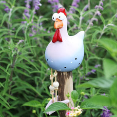 Long Legged Chicken Fence Ornament