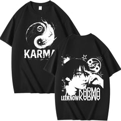 Skz Karma Graphic Print Summer Short Sleeve T-Shirt