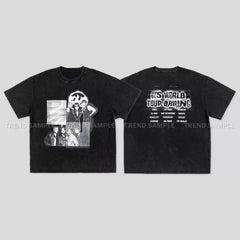 BTS ARIRANG Printed Cotton Washed Short-sleeved T-shirt