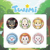 TWIMI 42 Forest Badge Keyring Set