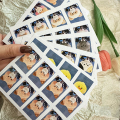 KPOP Cartoon One-inch ID Photo