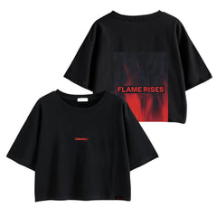 Women's Kpop FlameRises Short-sleeved T-shirt