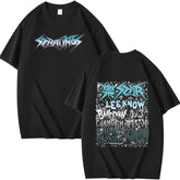 KPOP Dominate Pattern Print Short Sleeve T-shirt