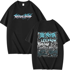 KPOP Dominate Pattern Print Short Sleeve T-shirt