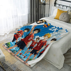 Hinata Anime Pattern Nap Blanket