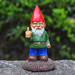 Middle Finger Dwarf Garden Ornament