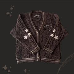 Casual TTPD Star Cardigan Sweater