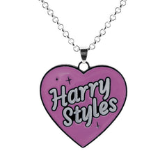 Letter Rose Necklace Keychain