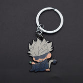 Chic Gojo Anime Metal Keychain Necklace