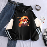 Unisex Cute Game Pattern Print Loose Hoodie