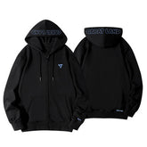 Women's Kpop Letter Hooded Zipper Jacket