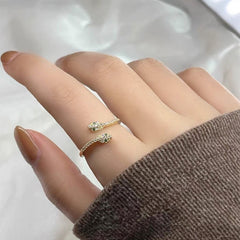 Women's Luxury Double Serpentine Ring