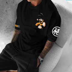 Men's Goku Anime Short-sleeved T-shirt