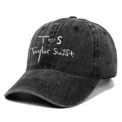 Taylor Embroidered Washed Baseball Cap