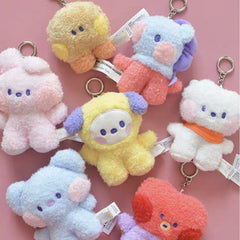Lovely BTS Plush Keychain Doll