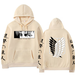 Casual Anime Printed Sports Hoodie