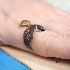Creative Sparrow Hug Ring