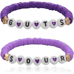 GUTS SOUR Letter Friendship Bracelet