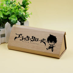 Anime Glasses Folding Pencil Case