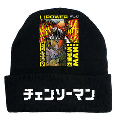 Anime Print Knitted Warm Hat