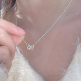Hollow Butterfly Necklace