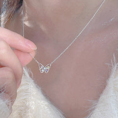 Hollow Butterfly Necklace