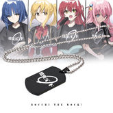 Chic Anime Tag Pendant Necklace