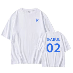 IVE 1st Anniversary Letter Round Neck T-shirt