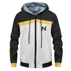 Unisex Anime Cosplay Zipper Thicken Coat