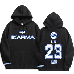 Skz Karma Han Felix Logo Hoodie Top
