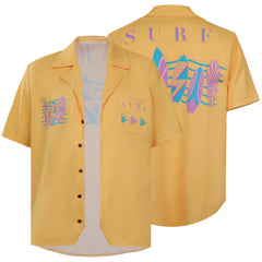 Casual Drama Cos Short-sleeved Digital Print Shirt