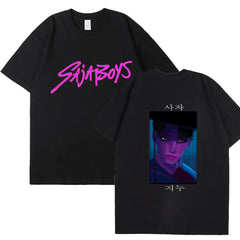 SAJA BOYS Print Crew Neck Short-sleeved T-shirt