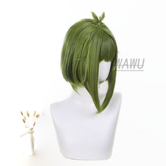 Green Short Hair Anime Cos Wig