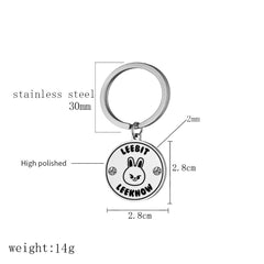 SKZ Name Tag Keychain Pendant