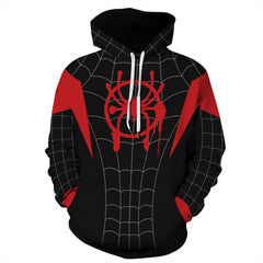 Unisex Trendy Spider Digital Printed Cosplay Sports Hoodie