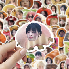 KPOP Girl Group Food Cartoon Stickers