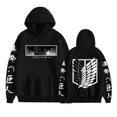 Levi Ackerman Print Pullover Hoodie