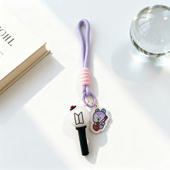 BANGTAN Lightstick Soft Rubber Pendant