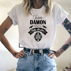 Women's TVD Print Summer Loose T-shirt