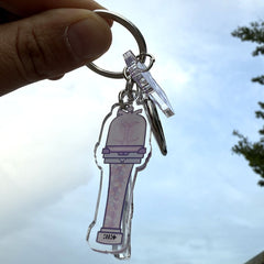 Acrylic KPOP Lightstick Keychain Pendant