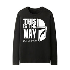 Men's Mandalorian Graphic Long Sleeves T-Shirt