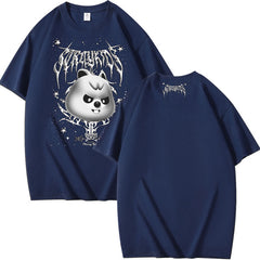 Evil Han Quokka Print Short-sleeved T-shirt