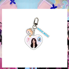 KPOP Girl Group Cartoon Acrylic Keychain